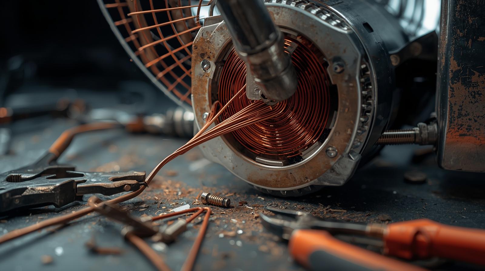 Fancoil motor sarımı ve tamiri